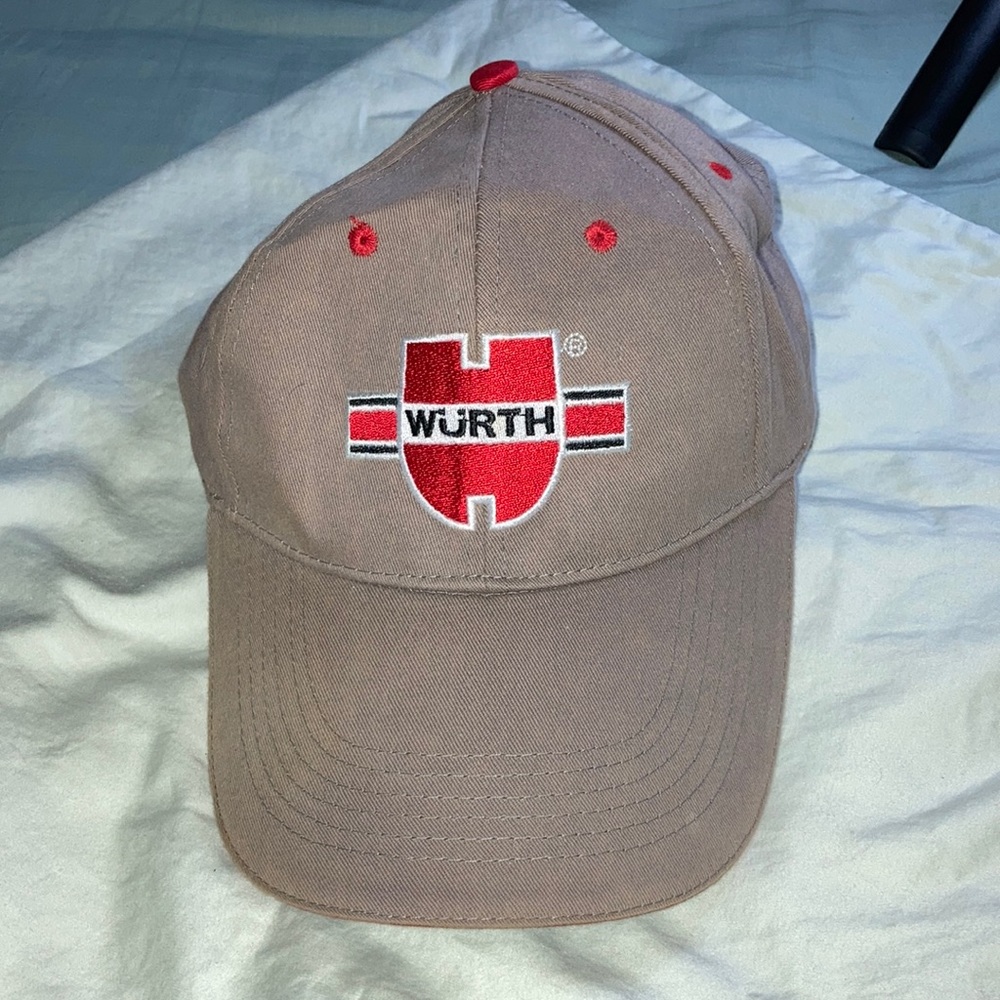 Wurth hat with Velcro back closing